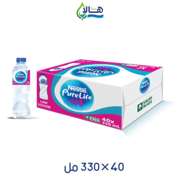 كرتون مياه نستله بيور لايف 330 مل × 42 عبوة – متجر أكويا للمياه في الرياض