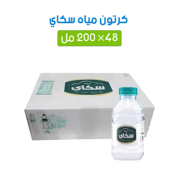 كرتون مياه سكاي 200 مل × 48 عبوة – متجر أكويا للمياه في الرياض