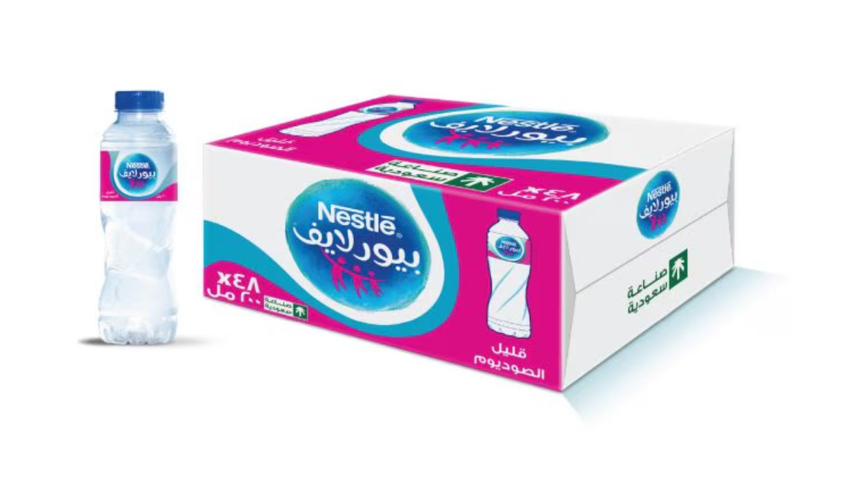 كرتون مياه نستله بيور لايف 200 مل × 48 عبوة – صورة المنتج 2