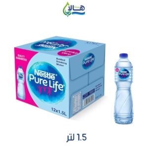 كرتون مياه نستله بيور لايف 1.5 لتر × 12 عبوة – متجر أكويا للمياه في الرياض