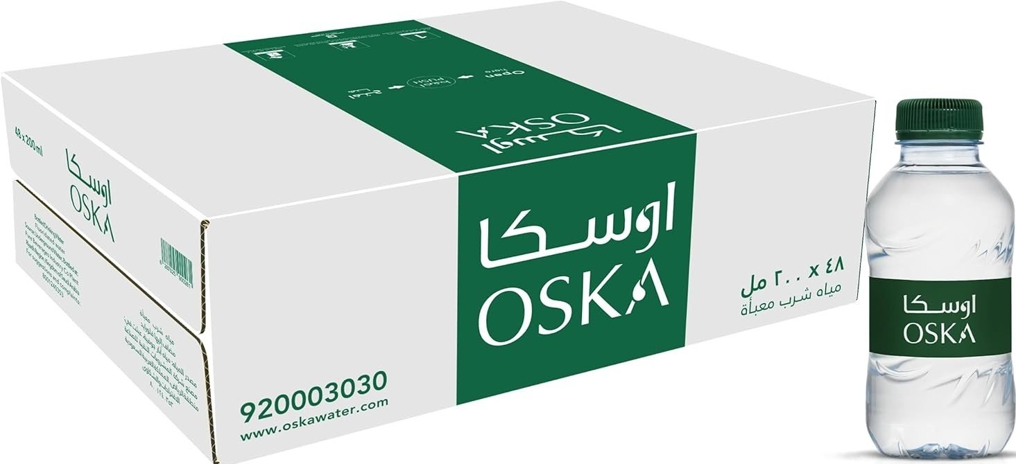 عرض مياه أوسكا 50 كرتون – 330 مل × 40 عبوة – صورة المنتج 2