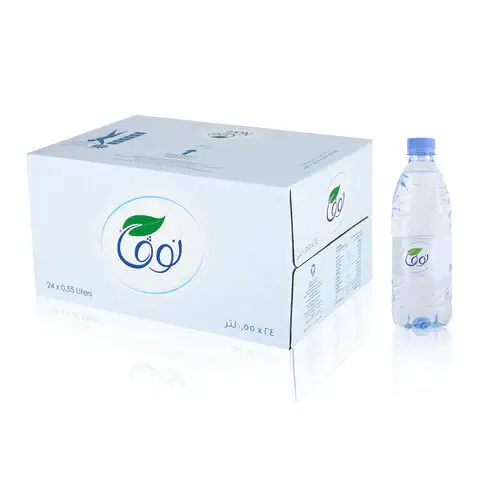 كرتون مياه نوفا 550 مل × 24 عبوة – متجر أكويا للمياه في الرياض