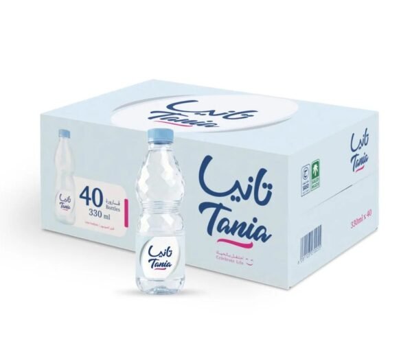 عرض مياه تانيا 15 كرتون + 10 كرتون مجانًا – 200 مل × 48 عبوة – متجر أكويا للمياه في الرياض