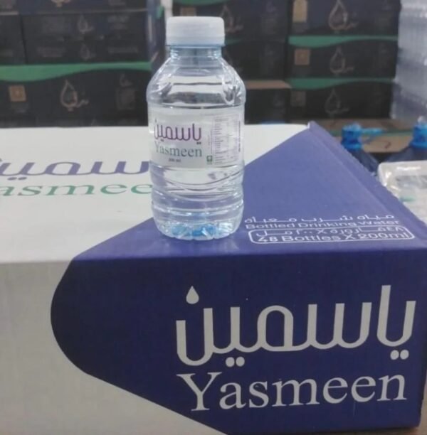 عرض مياه ياسمين 20 كرتون – 200 مل × 48 عبوة – متجر أكويا للمياه في الرياض